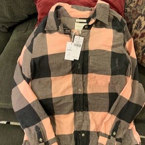 NWT AE Boyfriend Flannel
